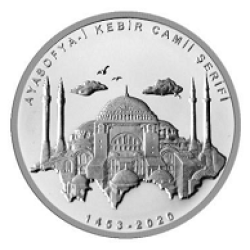 Ayasofya-i Kebir Camii Şerifi Gümüş Hatıra Parası