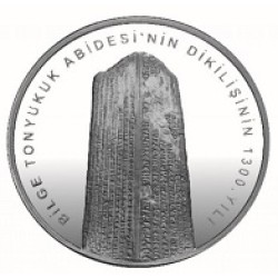 Bilge Tonyukuk Abidesi Dikilişinin 1300.Yılı Gümüş Hatıra Parası