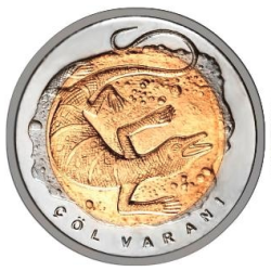 Çöl Varanı Bimetal Hatıra Parası