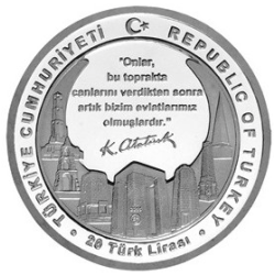 Gelibolu 1915-2015 Gümüş Hatıra Parası
