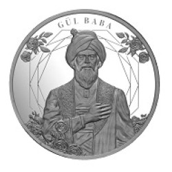 Gülbaba Türbesi Gümüş Hatıra Parası