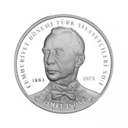 İsmet İnönü Gümüş Hatıra Parası
