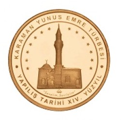 Karaman Yunus Emre Türbesi Altın Hatıra Parası