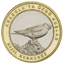 Kızıl Kerkenez Kuşu Hatıra Parası A