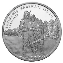 Sarıkamış Harekatı 100.Yıl Gümüş Hatıra Parası
