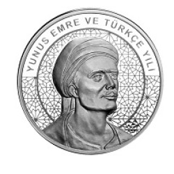 Yunus Emre ve Türkçe Yılı Gümüş Hatıra Parası