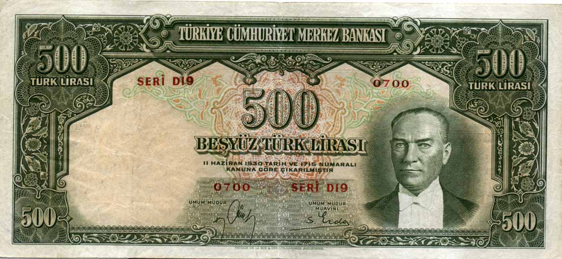 2.Emisyon 500 Türk Lirası 