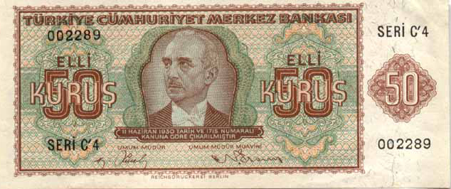 3.Emisyon 50 Kuruş
