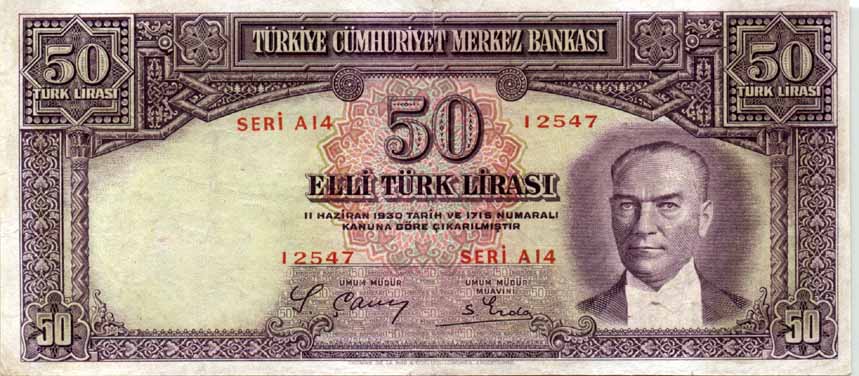 2.Emisyon 50 Türk Lirası 