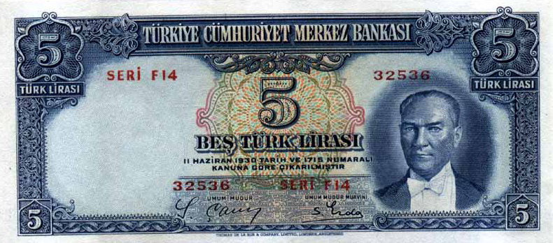 2.Emisyon 5 Türk Lirası