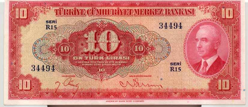 4.Emisyon 10 Türk Lirası