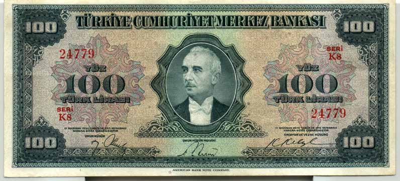 4.Emisyon 100 Türk Lirası