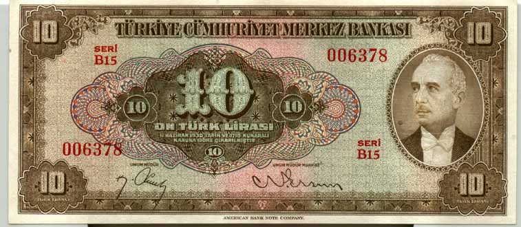4.Emisyon 10 Türk Lirası II.Tertip