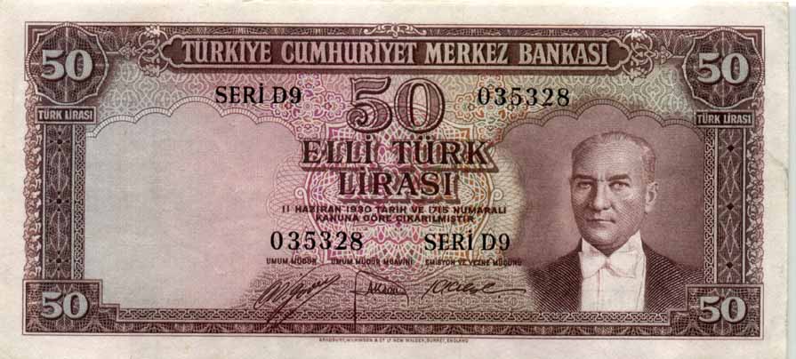 5.Emisyon 50 Türk Lirası