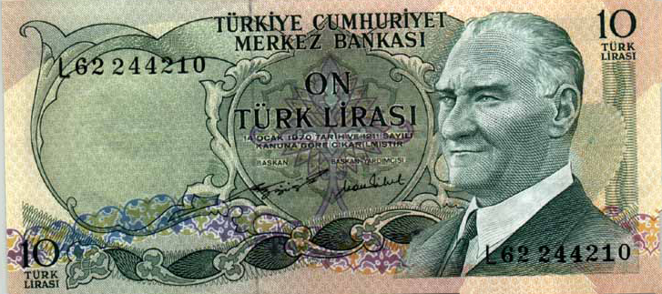 6.Emisyon 10 Türk Lirası