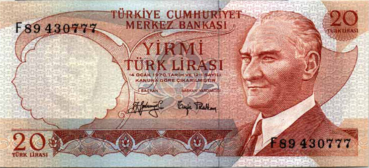 6.Emisyon 20 Türk Lirası