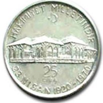 TBMM 50.YILI Gümüş Hatıra Parası