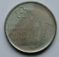 Türkiye Cumhuriyeti 50.YIL Gümüş Hatıra Parası
