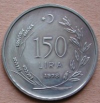 F.A.O. 1978 YILI 150 Lira Gümüş Hatıra Parası