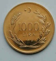 F.A.O. 1978 YILI 1000 Lira Altın Hatıra Parası