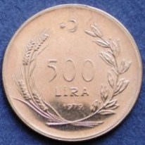 F.A.O. 1979 YILI 500 Lira Altın Hatıra Parası