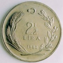 F.A.O. 1980 YILI 2.5 Lira BALIKCILIK Acmonital Hatıra Parası
