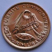 ATATÜRK'ÜN DOĞUMUNUN 100.YILI Altın Yarım Lira Hatıra Parası