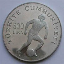 1982 Dünya Futbol Şampiyonası Gümüş 2 Hatıra Parası