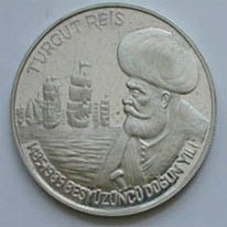 Turgut Reis'in 500.Doğum YILI Gümüş Hatıra Parası