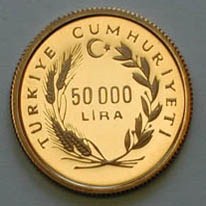 1985 Dünya Gençlik YILI Altın Hatıra Parası