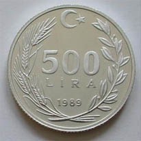 Meksika Baskı 500 Lira Gümüş Hatıra Parası