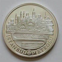 İstanbul Metrosu Gümüş Hatıra Parası