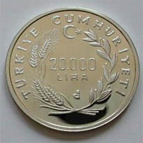 T.B.M.M 70.YILI Gümüş Hatıra Parası