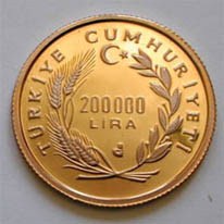 T.B.M.M 70.YILI Altın Hatıra Parası