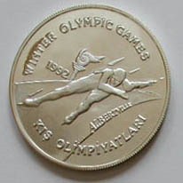 1992 KIŞ Olimpiyatları Gümüş Hatıra Parası