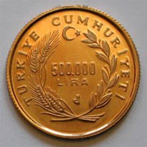 Yahudilerin Göçünün 500.YILI Altın Hatıra Parası