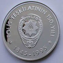 Polis Teşkilatı'nın 150.YILI Gümüş Hatıra Parası