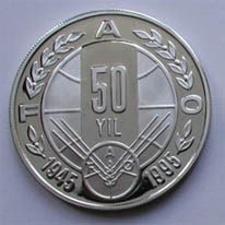 F.A.O. 50.YIL Gümüş Hatıra Parası