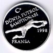 1998 Dünya Futbol Şampiyonası Gümüş Hatıra Parası