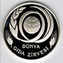 F.A.O. 1996 Başak Solda Gümüş Hatıra Parası