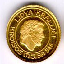 Lidya Kralı KROISOS Altın Hatıra Parası
