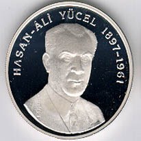 Hasan Ali Yücel Gümüş Hatıra Parası
