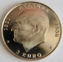 2 Euro Cupro Nikel Parlak Hatıra Parası