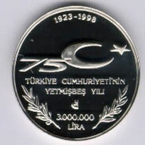 Cumhuriyet ve Devrimler Gümüş Hatıra Parası