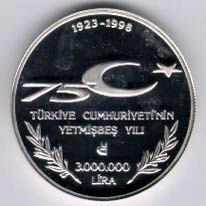 Cumhuriyet ve Gençlik Gümüş Hatıra Parası