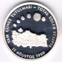 Tam Güneş Tutulması I Gümüş Hatıra Parası