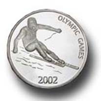 2002 Olimpiyatları Kayak Gümüş Hatıra Parası