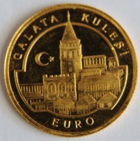 Galata Kulesi Altın KF Hatıra Parası