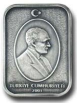 Mustafa Kemal ATATÜRK Gümüş MD Gümüş Hatıra Parası