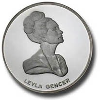 Leyla Gencer Gümüş Hatıra Parası